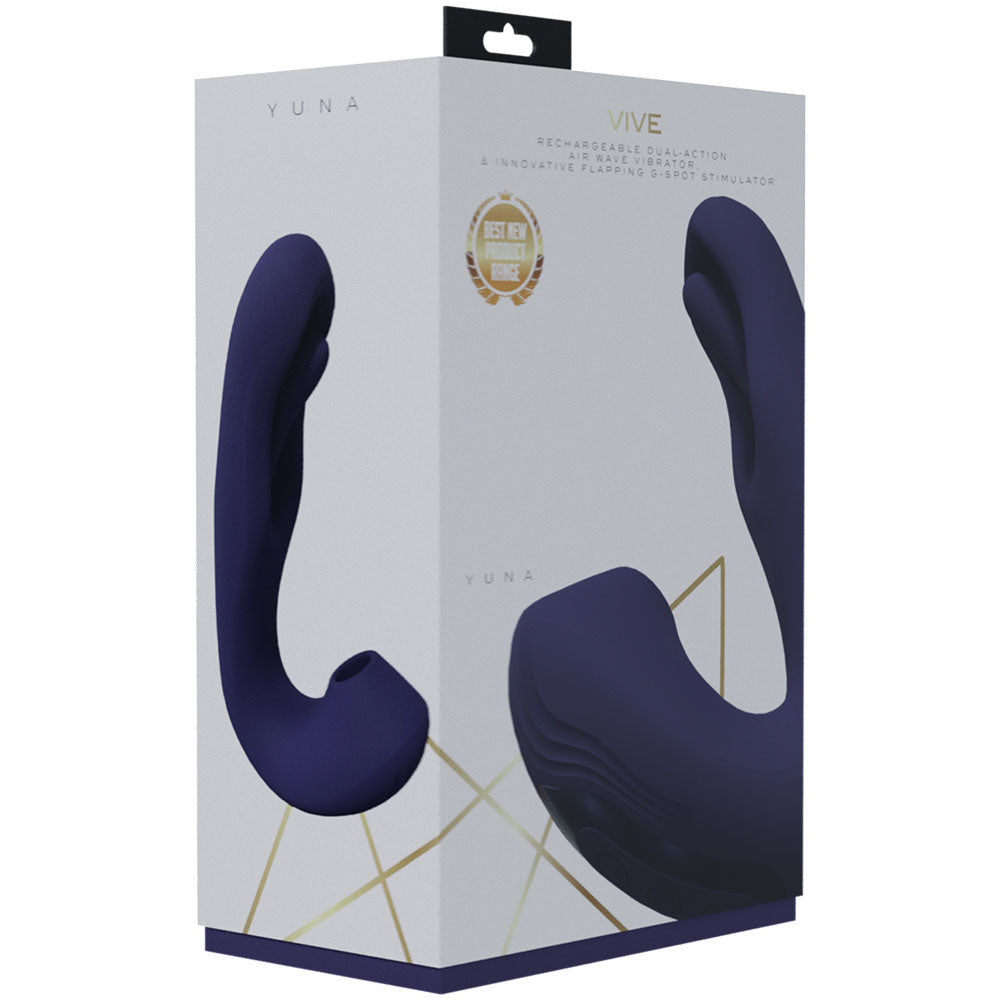VIVE Yuna - - USB Rechargeable Flapping Vibrator with Air Pulsation