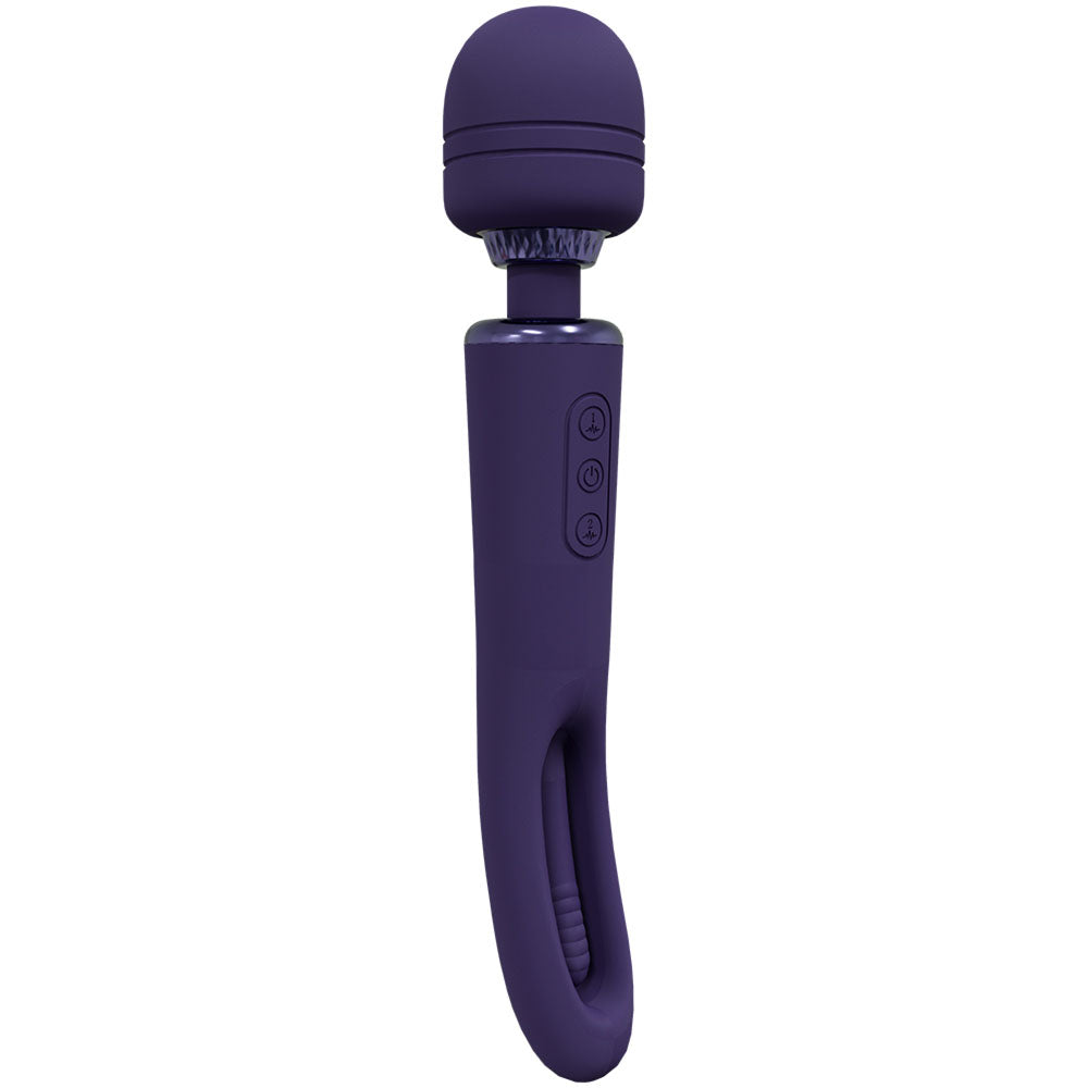 VIVE Kiku - - 25.2 cm USB Rechargeable Dual End Massage Wand with Flapping Tip
