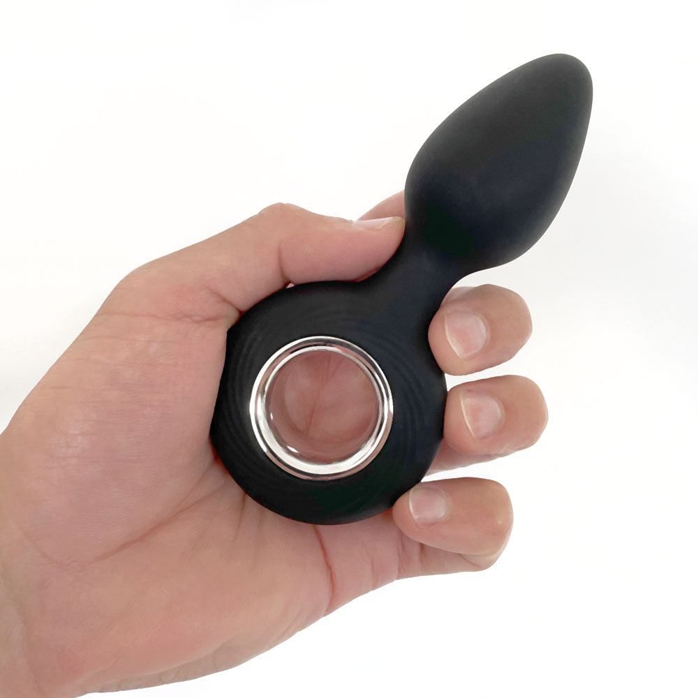 VERS Rechargeable Silicone Plug Vibe - 12.5 cm USB Rechargeable Vibrating Butt Plug