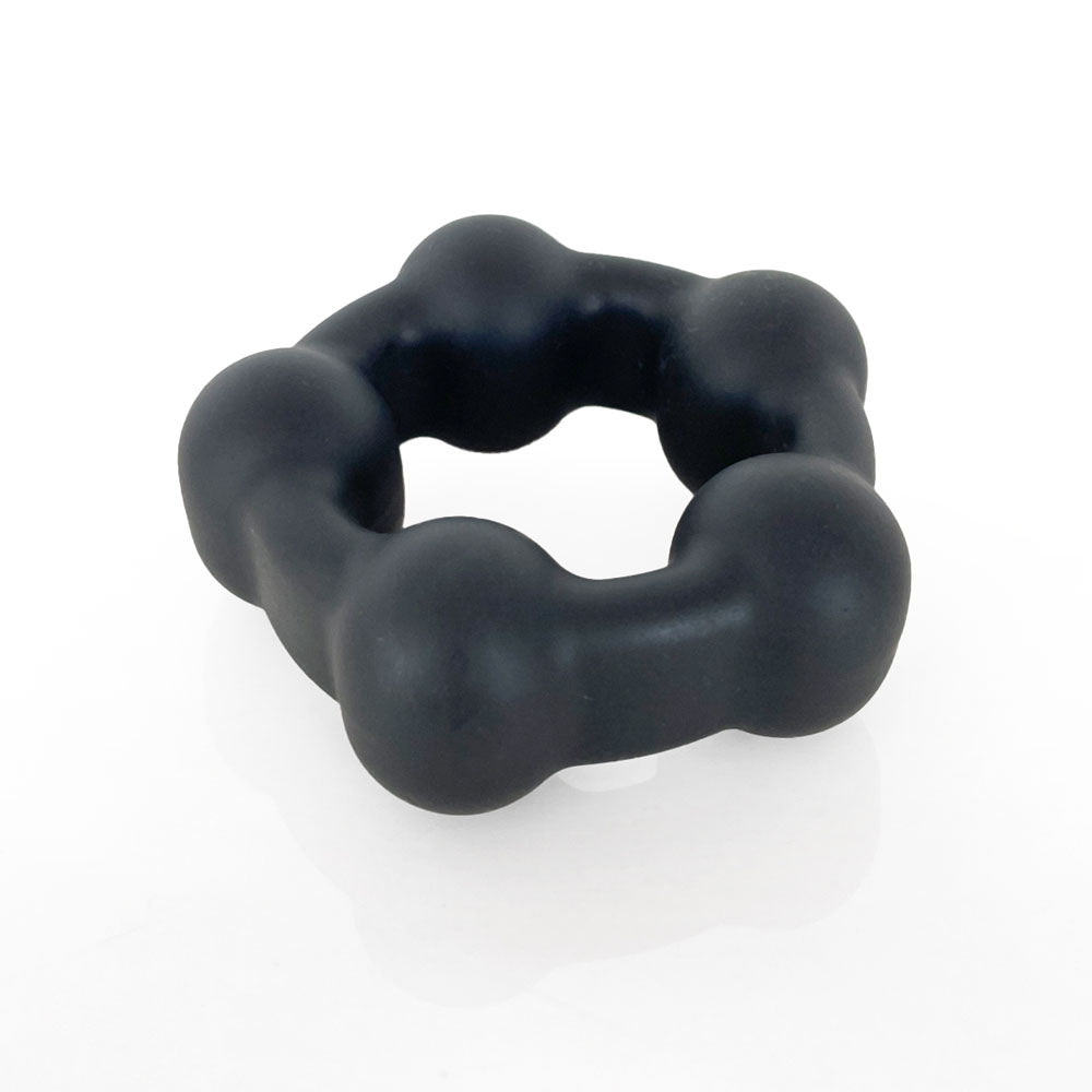 VERS Liquid Silicone Steel Motion C-Ring - Cock Ring with Steel Motion Balls