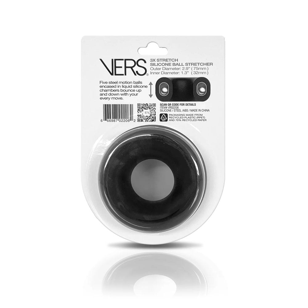 VERS Liquid Silicone Steel Motion Ball Stretcher - Ball Stretcher Ring with Steel Motion Balls
