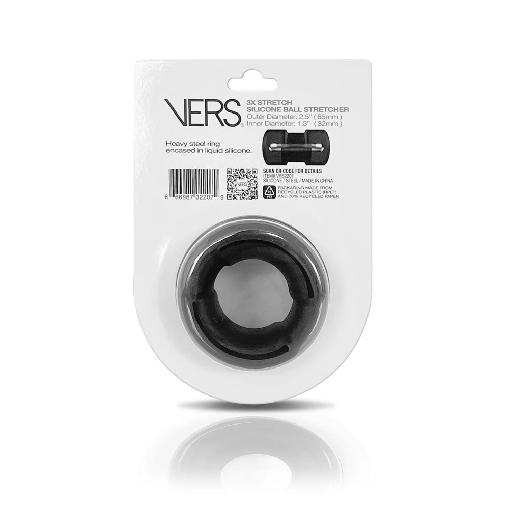 VERS Liquid Silicone Weight Steel Core Ball Stretcher - Ball Stretcher Ring with Steel Core