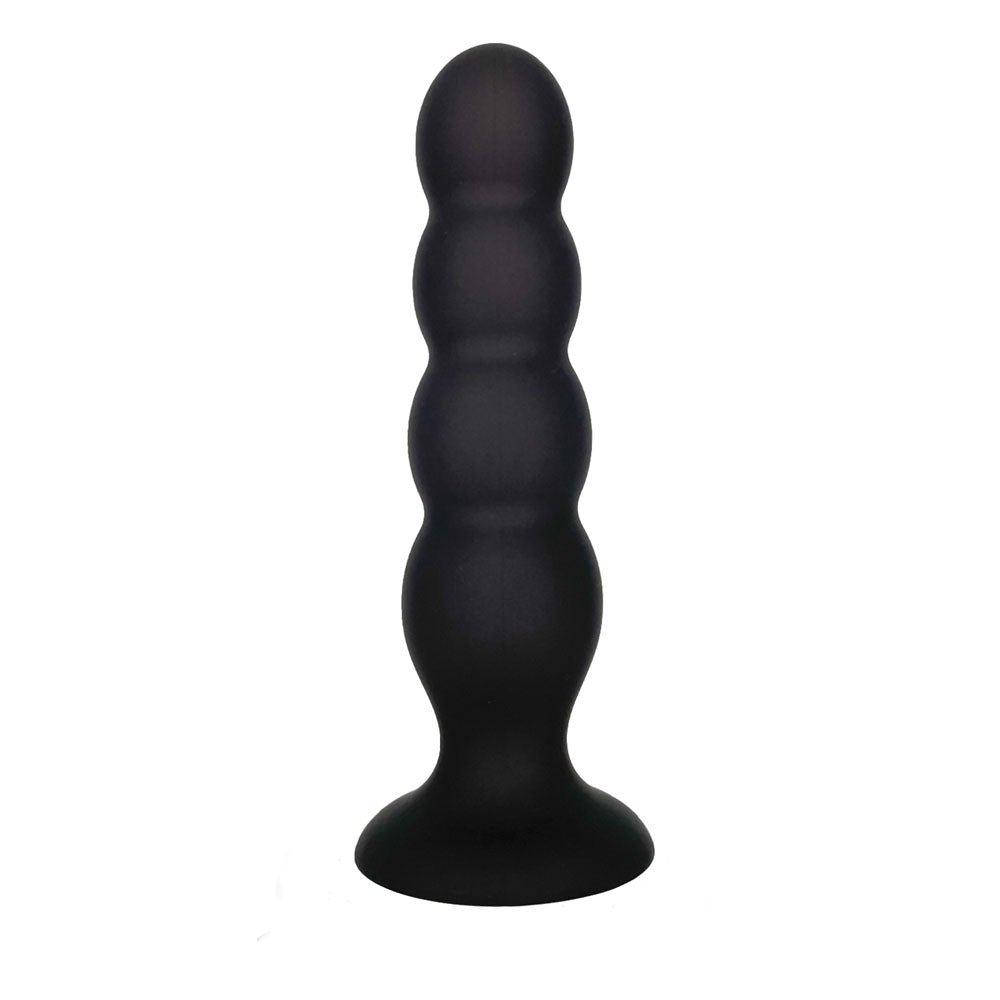 VERS Liquid Silicone Suction Plug - 16.5 cm Butt Plug with Internal Steel Balls