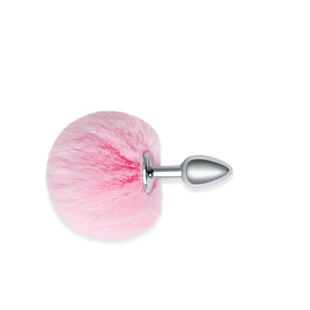WhipSmart Furry Tales Bunny Tail - Metal 6.3 cm Butt Plug with Bunny Tail