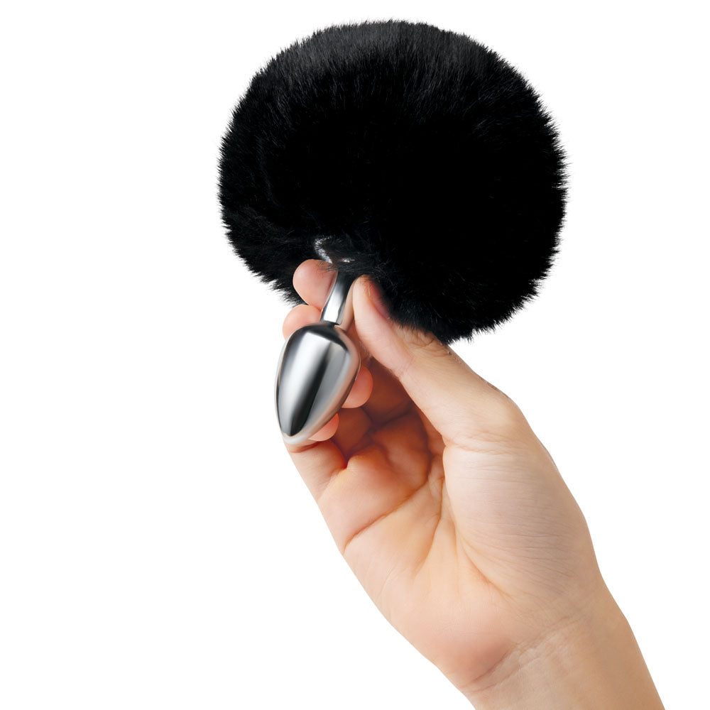 WhipSmart Furry Tales Bunny Tail - Metal 6.3 cm Butt Plug with Bunny Tail