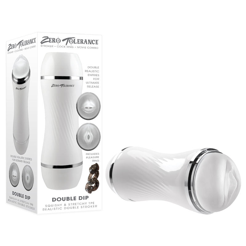 Zero Tolerance DOUBLE DIP - /Clear 21.2 cm Double Ended Stroker