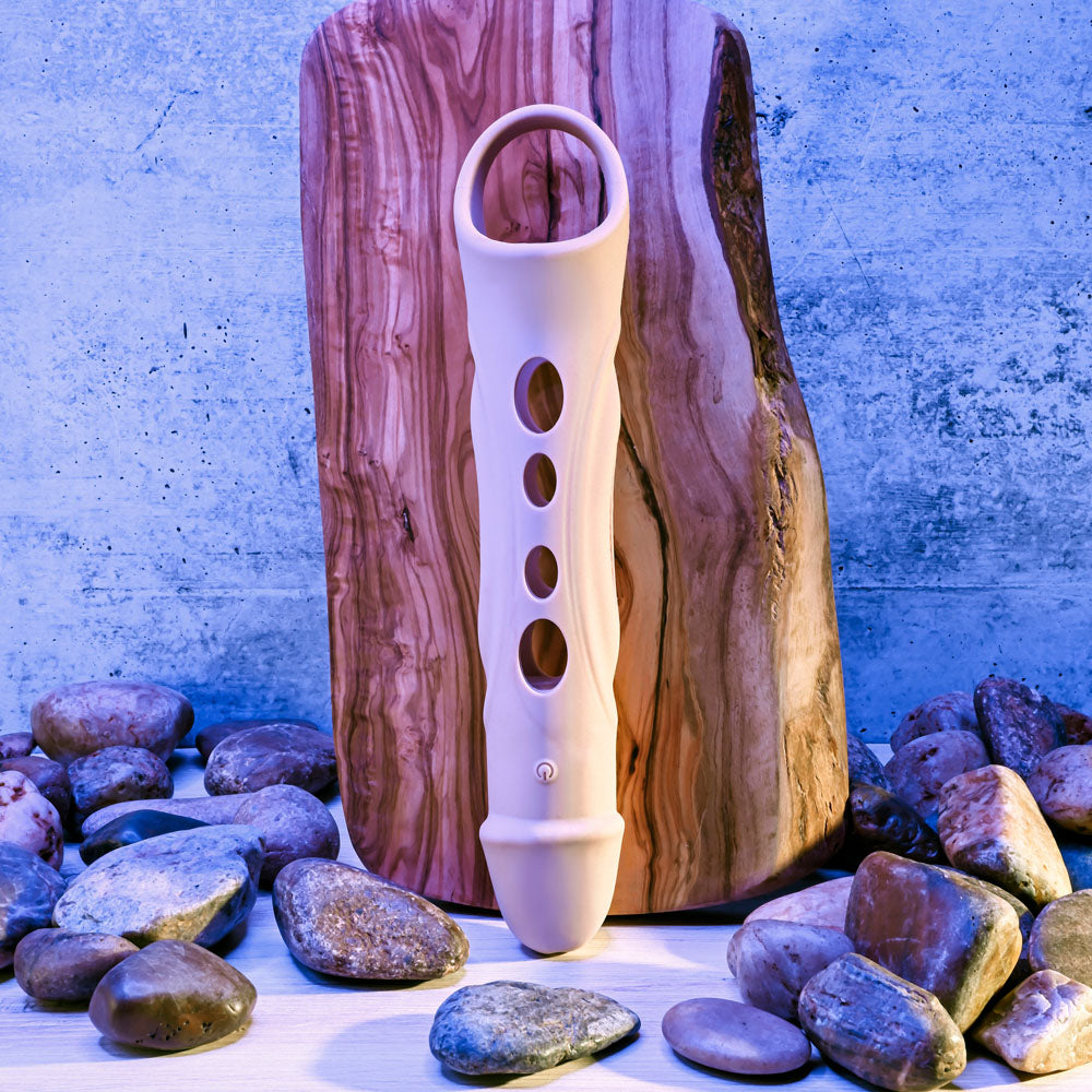 Zero Tolerance BIG BOY EXTENDER - Light - USB Rechargeable Vibrating Penis Extension Sleeve