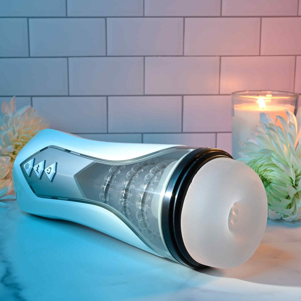 Zero Tolerance STROKING BUDDY - USB Rechargeable Vibrating & Thrusting Stroker
