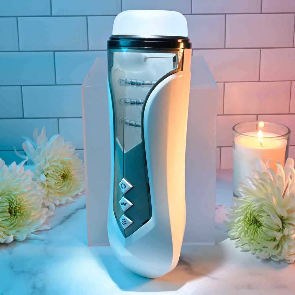 Zero Tolerance STROKING BUDDY - USB Rechargeable Vibrating & Thrusting Stroker