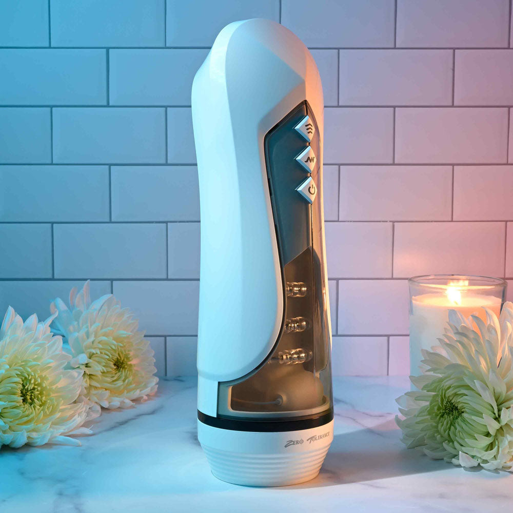 Zero Tolerance STROKING BUDDY - USB Rechargeable Vibrating & Thrusting Stroker