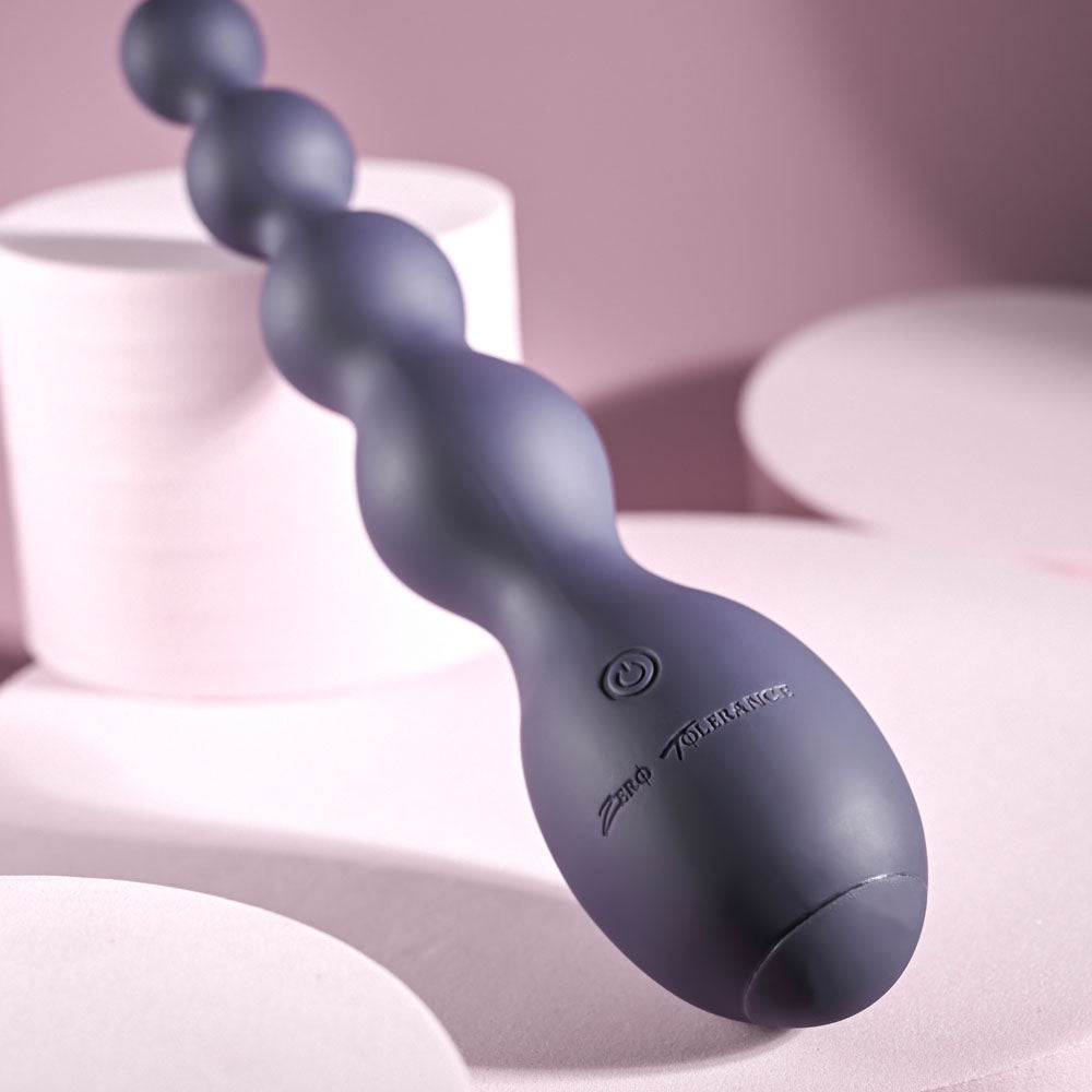 Zero Tolerance RUMPY BUMPY - 17.5 cm USB Rechargeable Vibrating Anal Beads