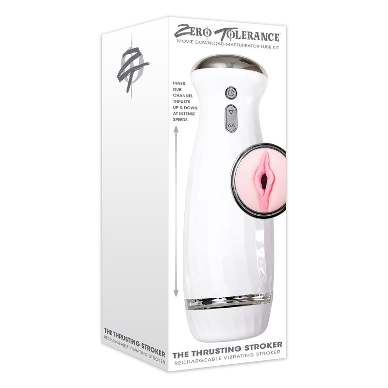 Zero Tolerance The Thrusting Stroker - USB Rechargeable Thrusting Masturbator