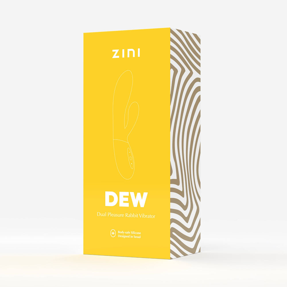 Zini Dew - Hydrangea 20 cm USB Rechargeable Rabbit Vibrator
