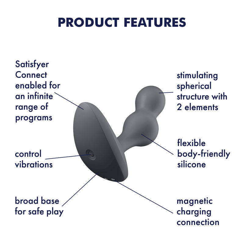 Satisfyer Deep Diver -  Vibrating Butt Plug with App Control