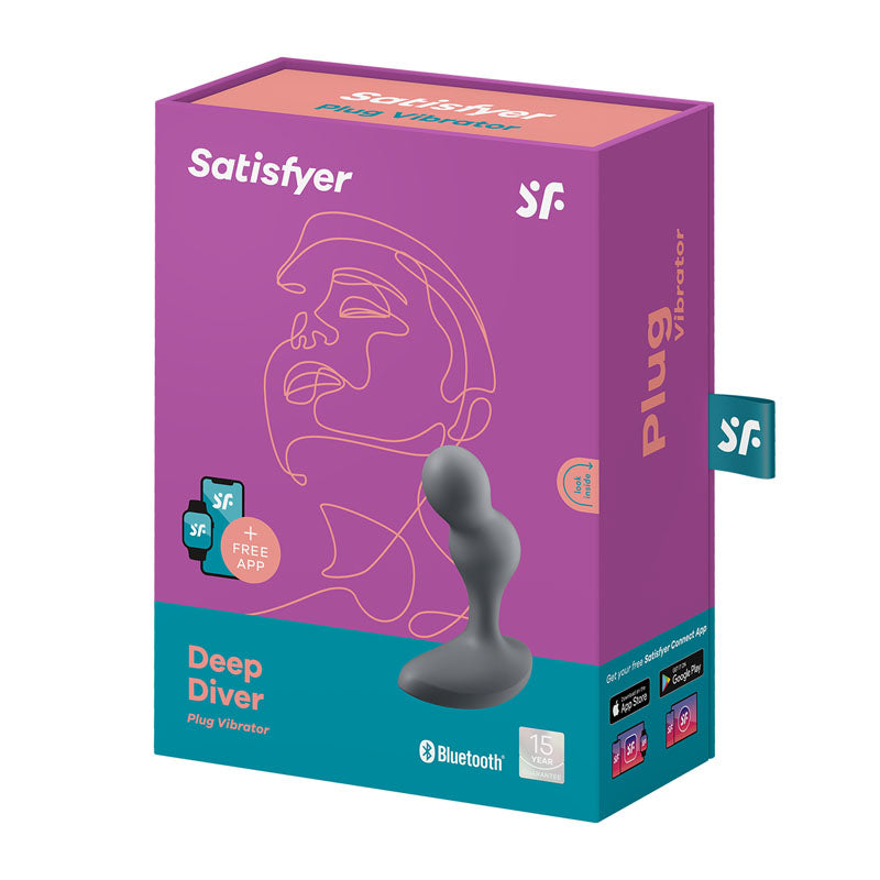 Satisfyer Deep Diver -  Vibrating Butt Plug with App Control