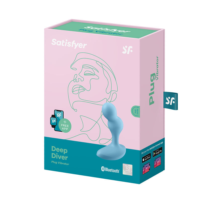 Satisfyer Deep Diver - Light  Vibrating Butt Plug with App Control