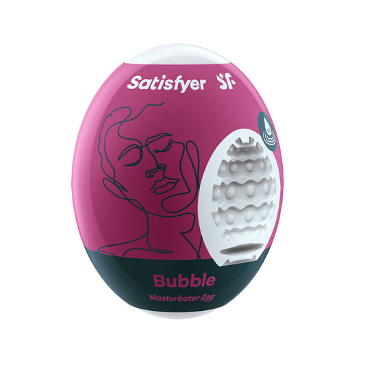 Satisfyer Masturbator Egg - Bubble -  Stroker Sleeve