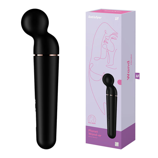 Satisfyer Planet Wand-er -  - /Rose Gold USB Rechargeable Massager Wand