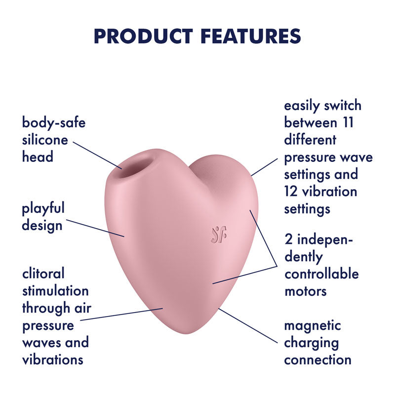 Satisfyer Power Masturbator -  USB Rechargeable Vibrating Masturbator with App Control