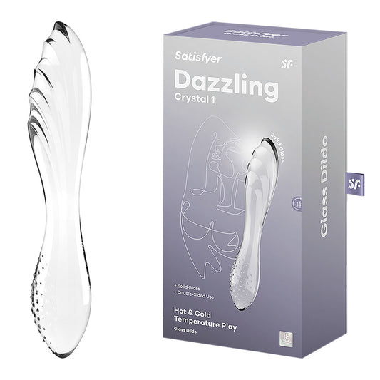 Satisfyer Dazzling Crystal 1 -  -  Glass Double Ended Dildo