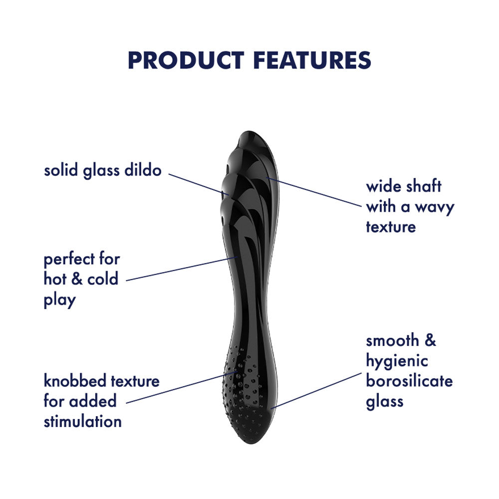 Satisfyer Dazzling Crystal 1 -  -  Glass Double Ended Dildo