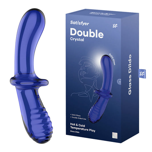 Satisfyer Double Crystal -  -  Glass Double Ended Dildo