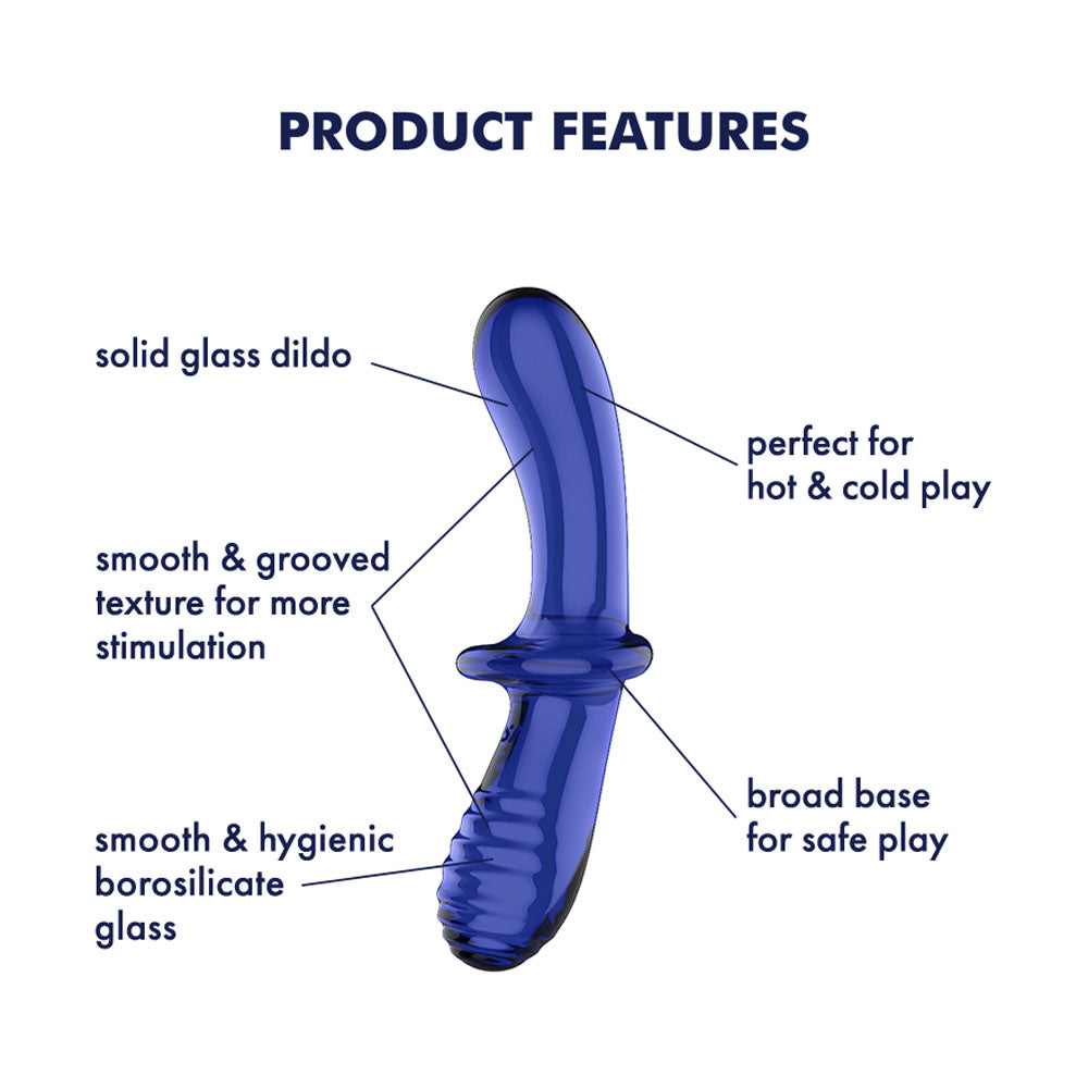 Satisfyer Double Crystal -  -  Glass Double Ended Dildo