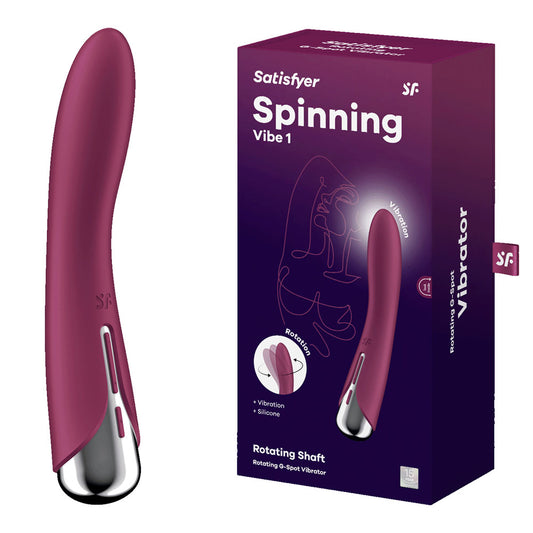 Satisfyer Spinning Vibe 1 -  -  17.8 cm USB Rechargeable Rotating Vibrator