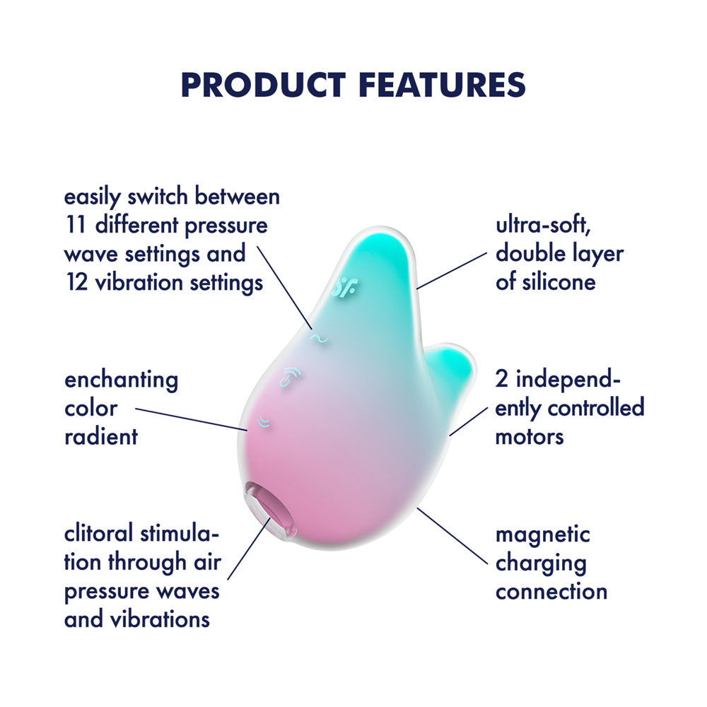 Satisfyer Mermaid Vibes - Mint/Pink