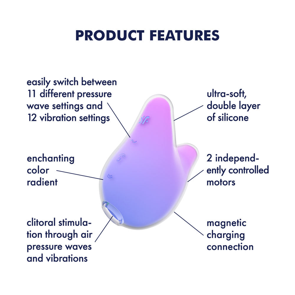 Satisfyer Mermaid Vibes - Violet/Pink