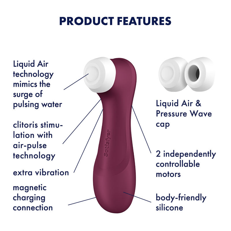 Satisfyer Pro 2 Generation 3 - Wine Red