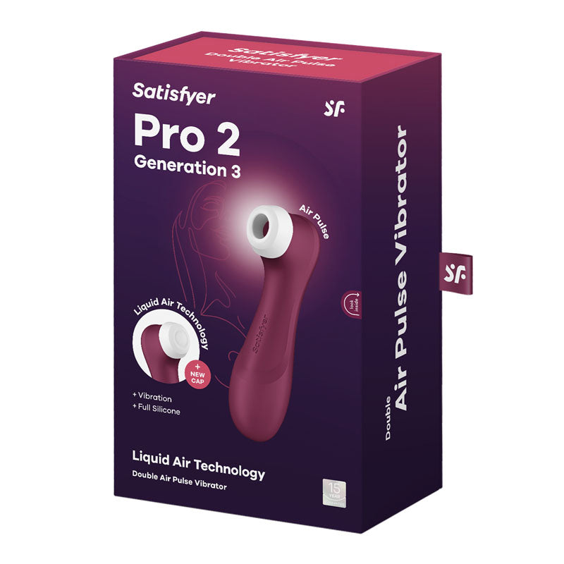 Satisfyer Pro 2 Generation 3 - Wine Red