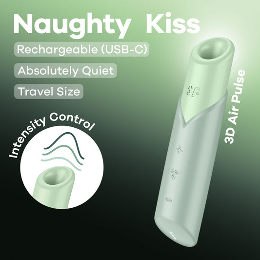 Satisfyer Naughty Kiss - Mint