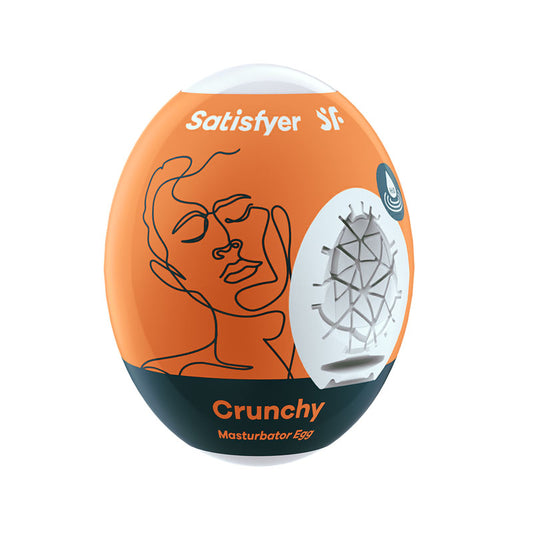 Satisfyer Masturbator Egg - Crunchy -  Stroker Sleeve