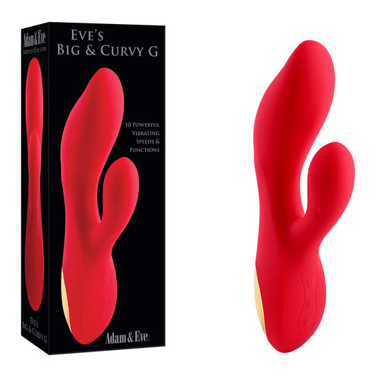 Adam & Eve EVE'S BIG AND CURVY G -  19.8 cm USB Rechargeable Rabbit Vibrator