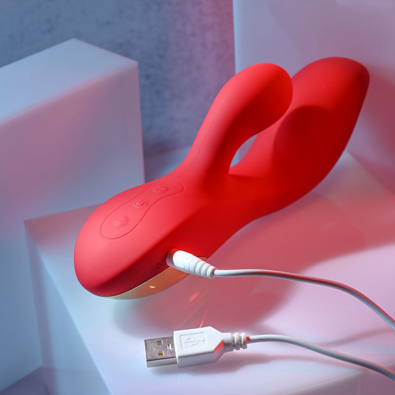 Adam & Eve EVE'S BIG AND CURVY G -  19.8 cm USB Rechargeable Rabbit Vibrator