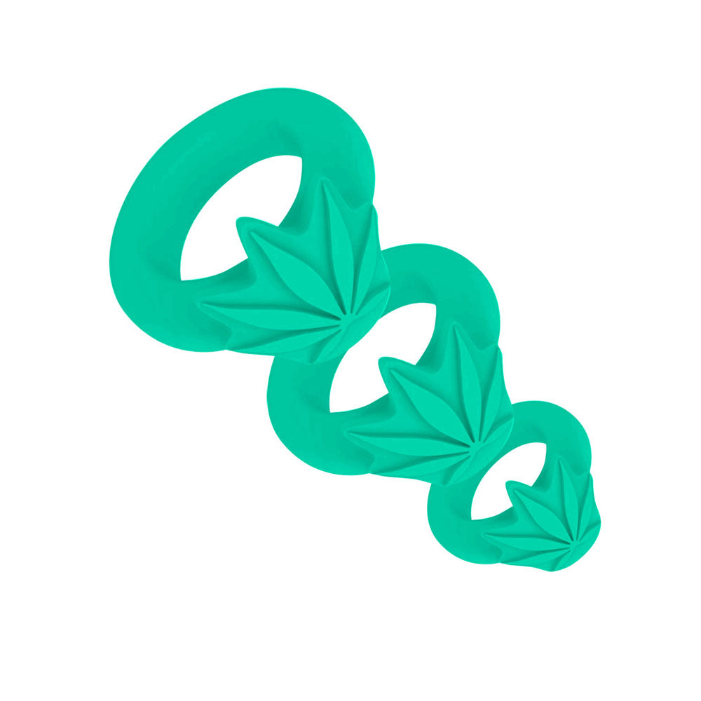 Maia HAZEY -  Pot Leaf Cock Rings - Set of 3
