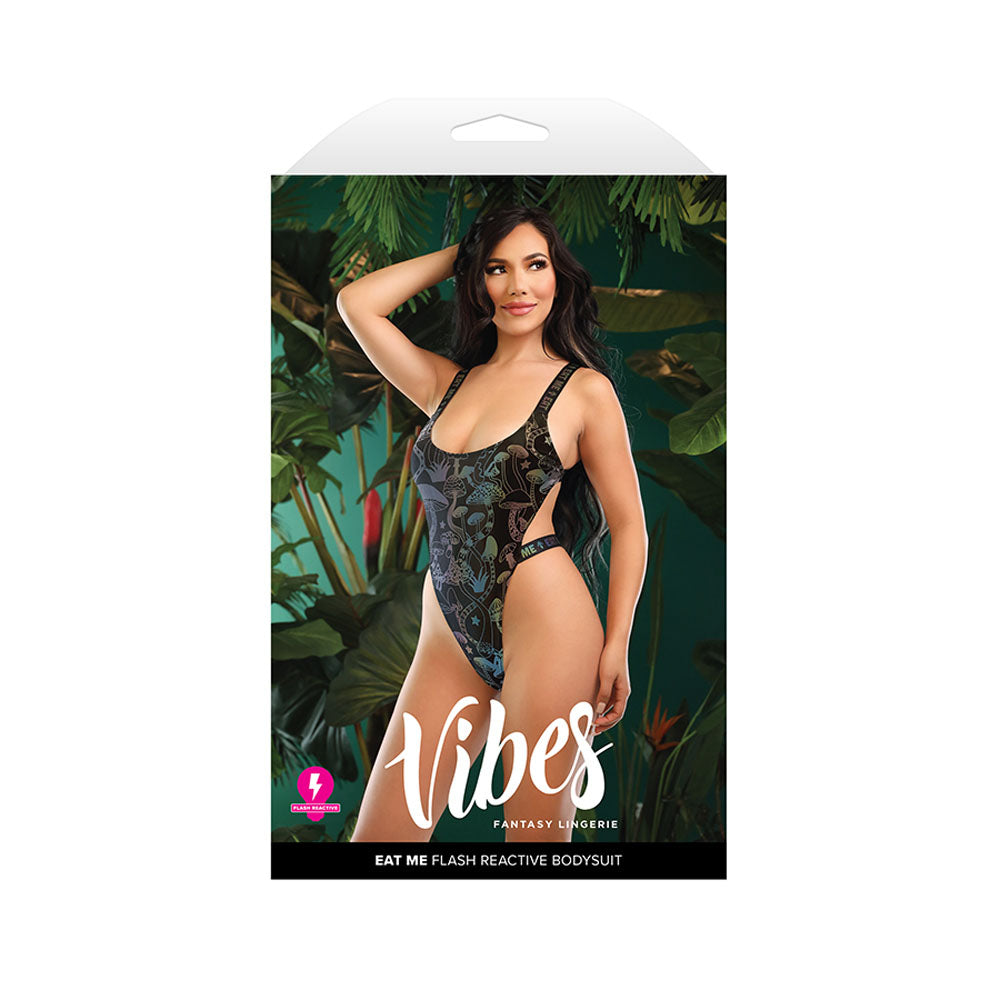 VIBES EAT ME Flash Reactive Bodysuit - M/L -  - M/L Size