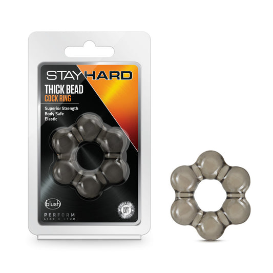 Stay Hard Thick Bead Cock Ring -  Cock Ring