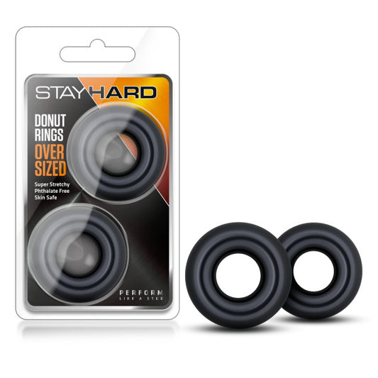 Stay Hard - Donut Rings Oversized -  Large Cock Rings - Set of 2