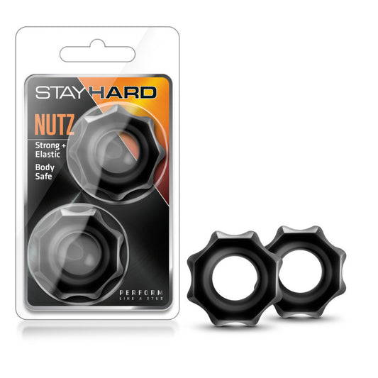Stay Hard Nutz -  Cock Rings - Set of 2