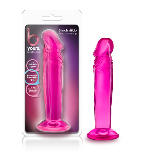 B Yours Sweet n Small 6'' Dildo -  15.2 cm Dong