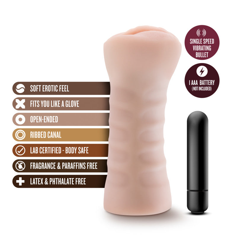 M for Men Ashley -  Vibrating Vagina Stroker
