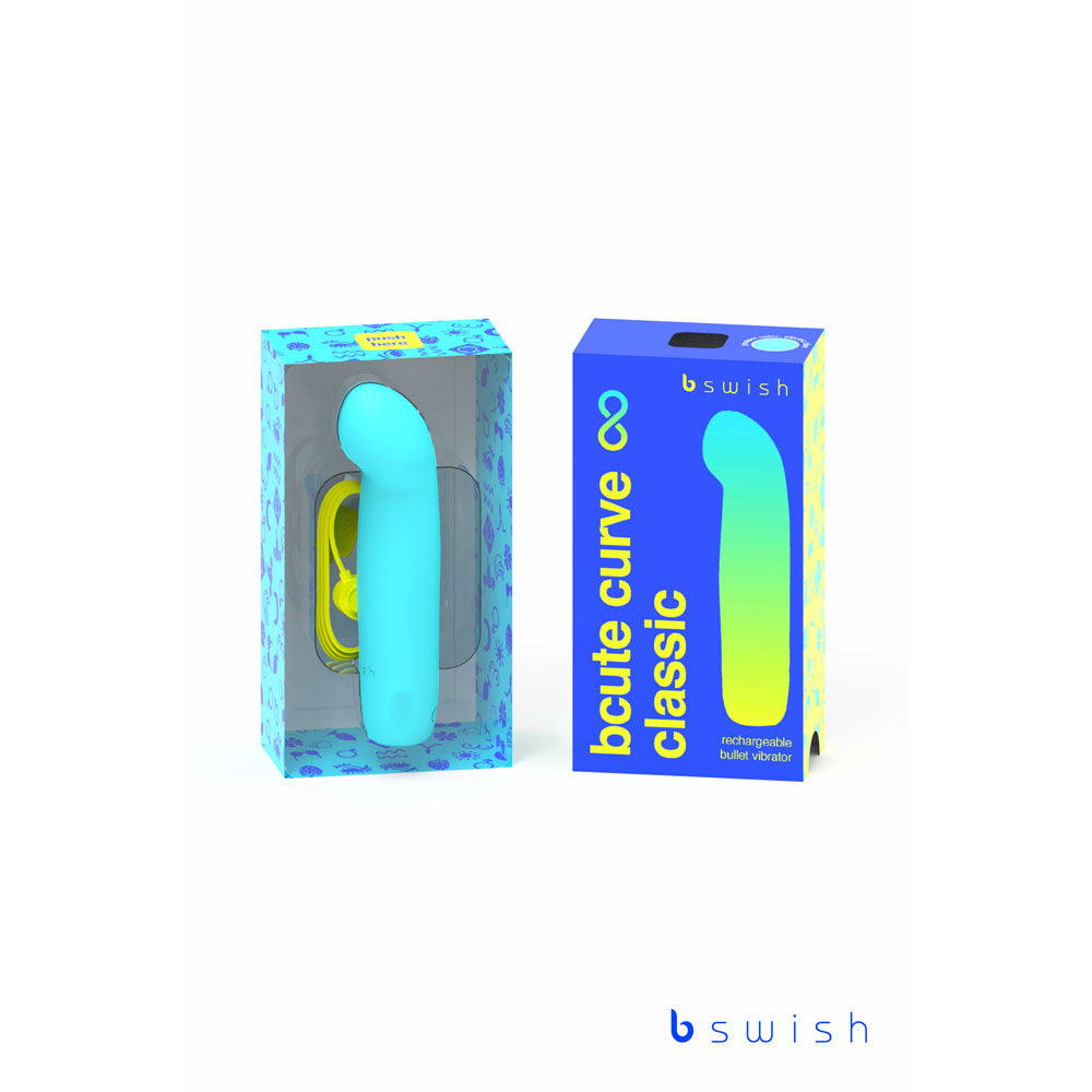 Bcute Curve Infinite Classic - Electric  -  10 cm USB Rechargeable Vibrator