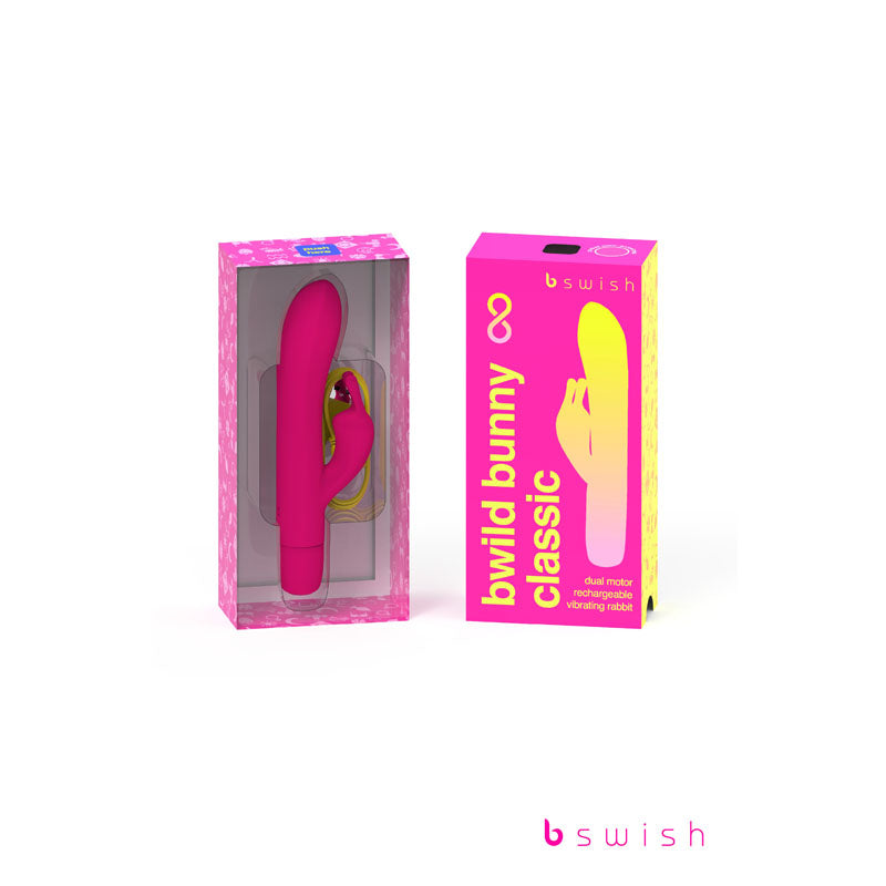 Bwild Classic Bunny Infinite - Sunset  - Sunset  15.2 cm USB Rechargeable Rabbit Vibrator