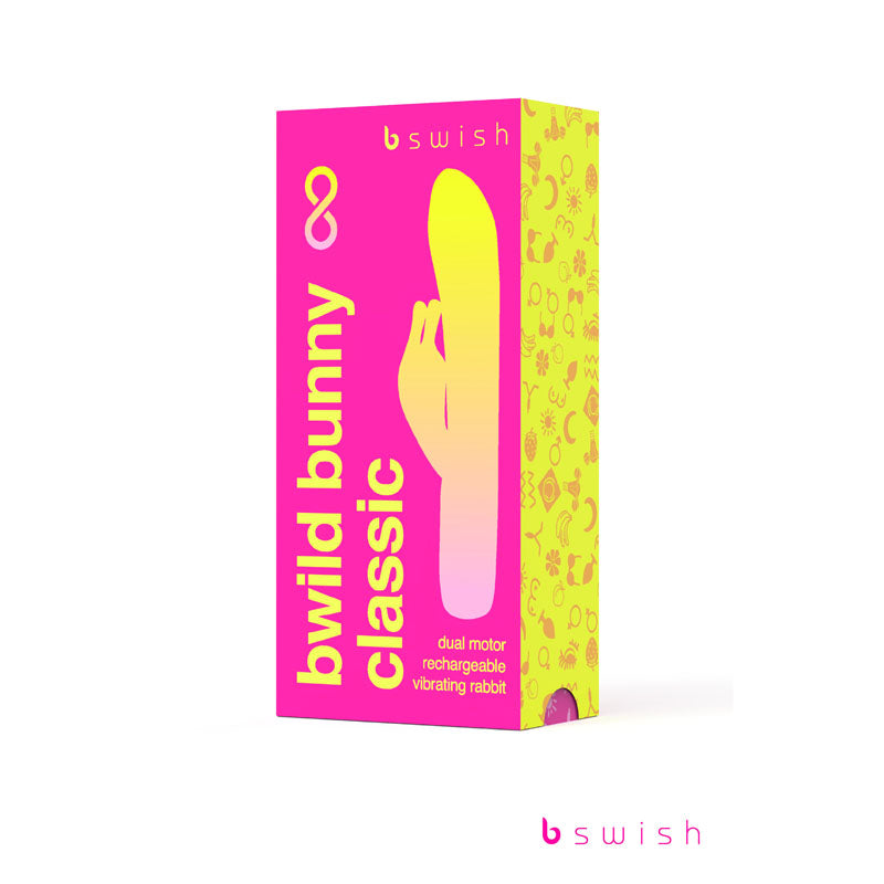 Bwild Classic Bunny Infinite - Sunset  - Sunset  15.2 cm USB Rechargeable Rabbit Vibrator