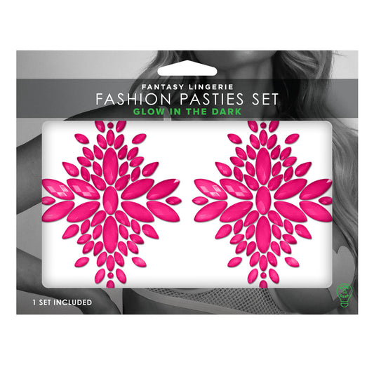 GLOW Fashion Pasties Set - Glow  Crystals