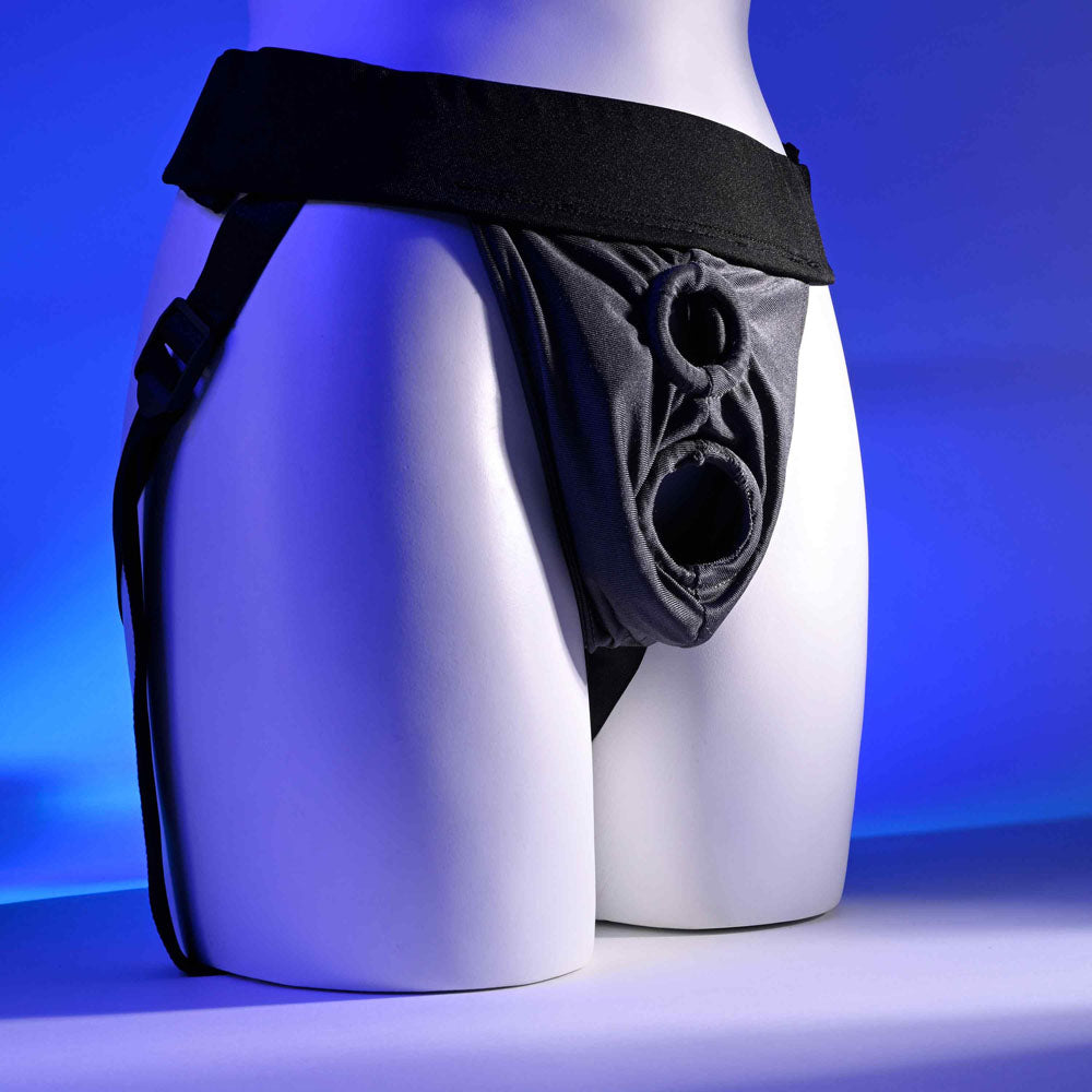 Gender X DOUBLE RIDER -  Adjustable Strap-On Harness (No Probe Included)