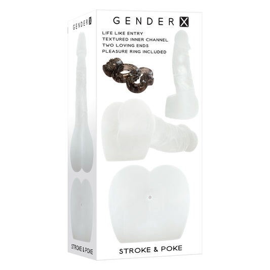 Gender X STROKE & POKE -  20 cm Stroker Dong