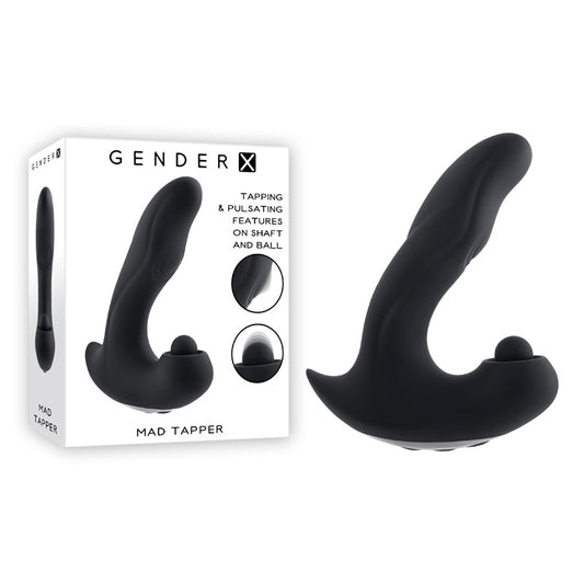 Gender X MAD TAPPER -  USB Rechargeable Double Tapping Vibrating Massager